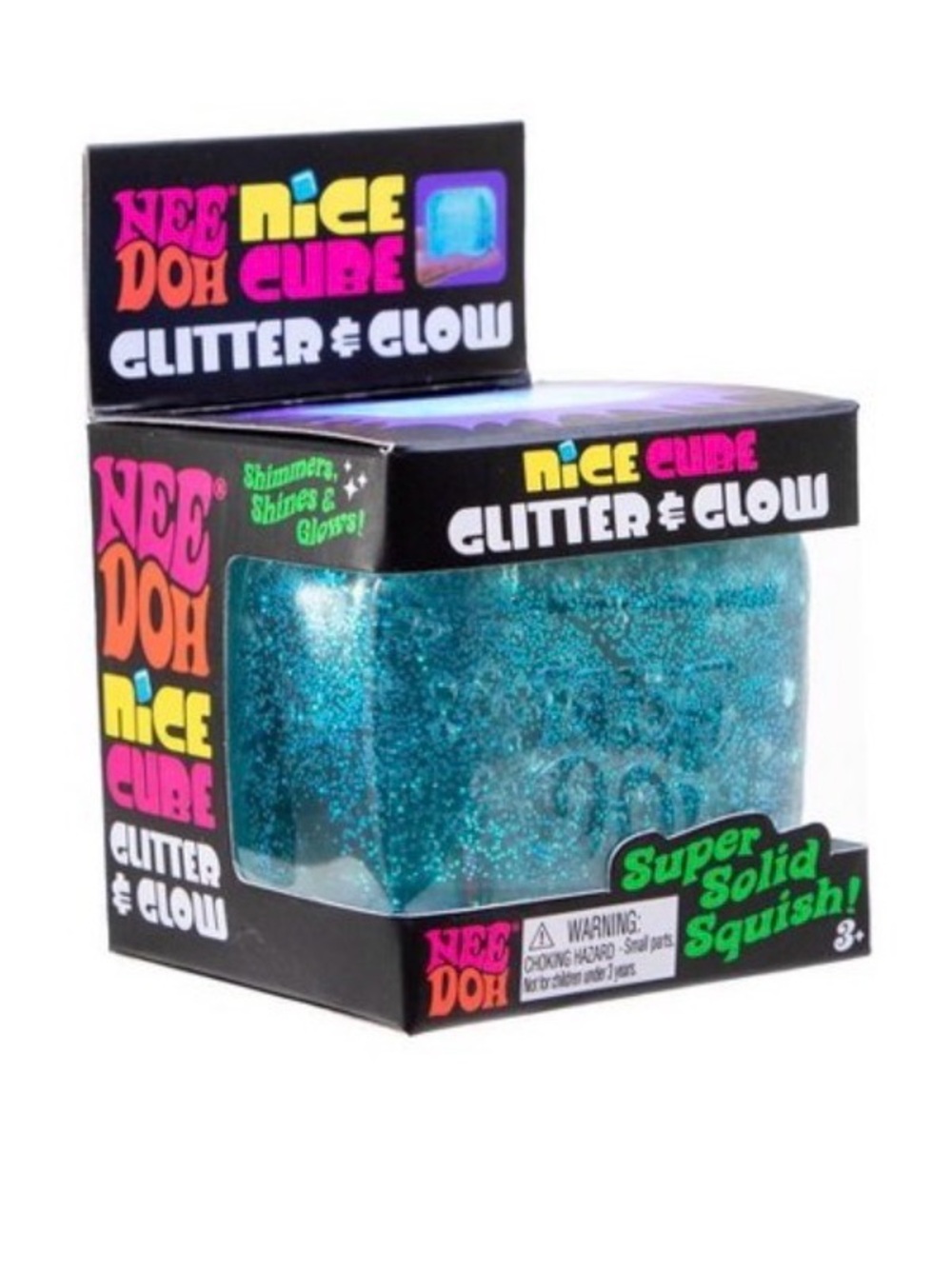 NeeDoh Nice Cube Glitter and Glow (Colors
May Vary)